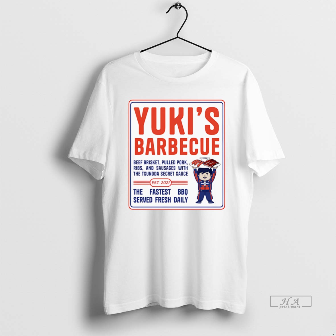 Official Yukis Bbq The Fastest Bbq Served Fresh Daily - clothing by TeeHivey.com