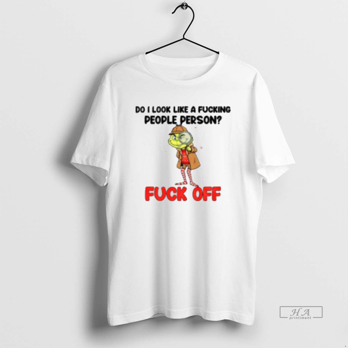 Official Grinch Do I Look Like A Fucking People Person Fuck Off Merry Christmas Classic - clothing by TeeHivey.com