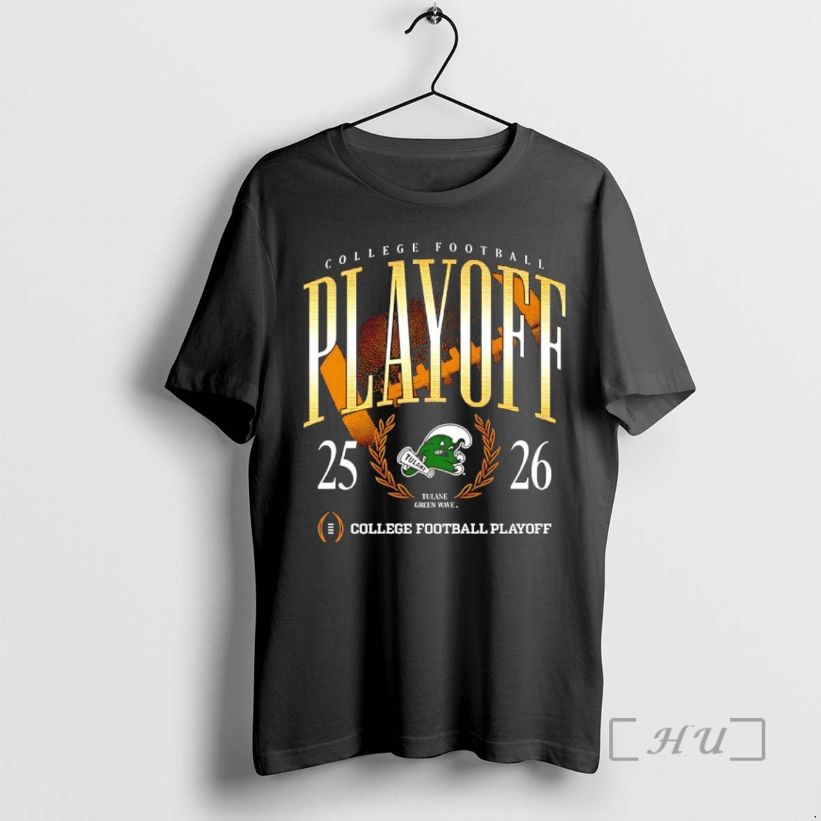 Officials 2025 2026 College Football Playoff Tulane Green Wave Crest - clothing by TeeHivey.com