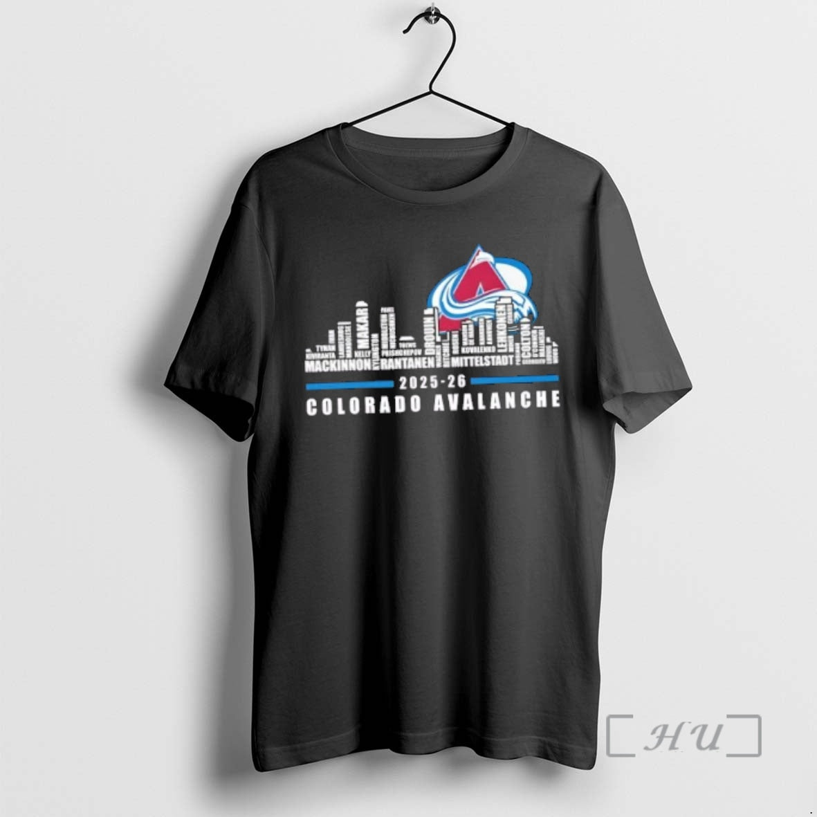 Officials 2025 26 Colorado Avalanche All Names City Skyline - clothing by TeeHivey.com