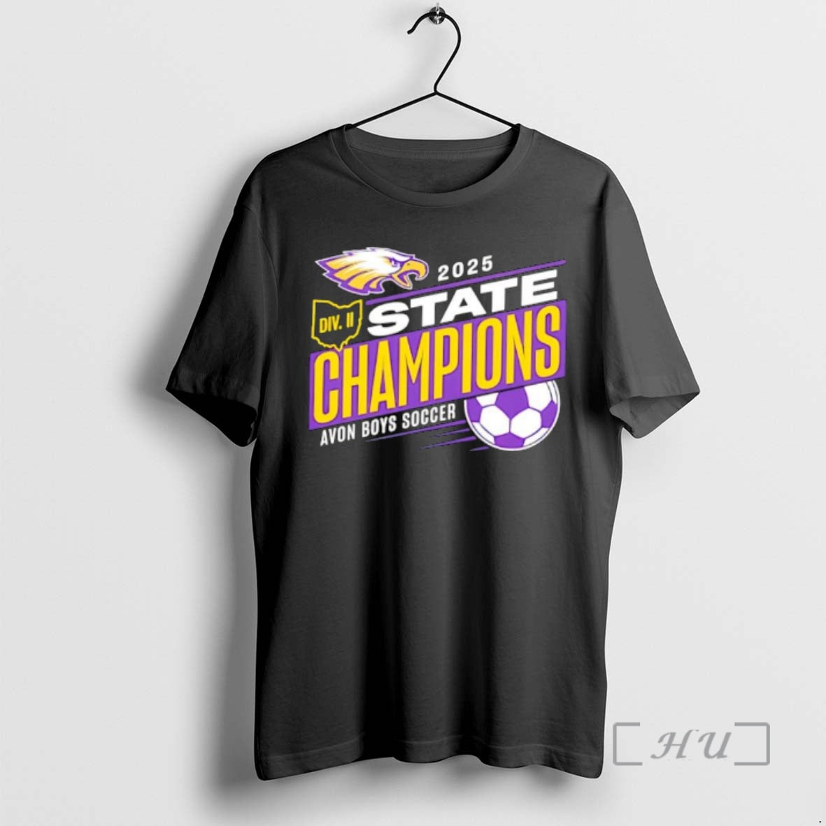 Officials 2025 State Champions Avon Boys Soccer - clothing by TeeHivey.com