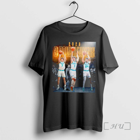 Officials 2026 3 Point Leaders Charlotte Basketball Players Graphic