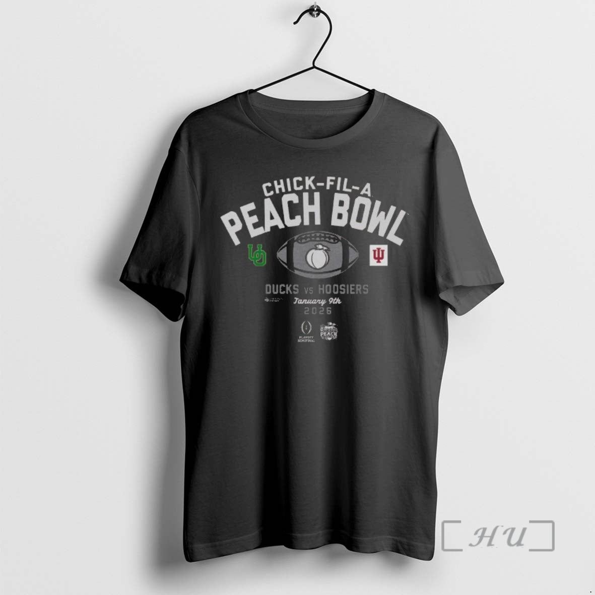 Officials 2026 Chick Fil A Peach Bowl 2 Team Ducks Vs Hoosiers Jan 9th 2026 - clothing by TeeHivey.com