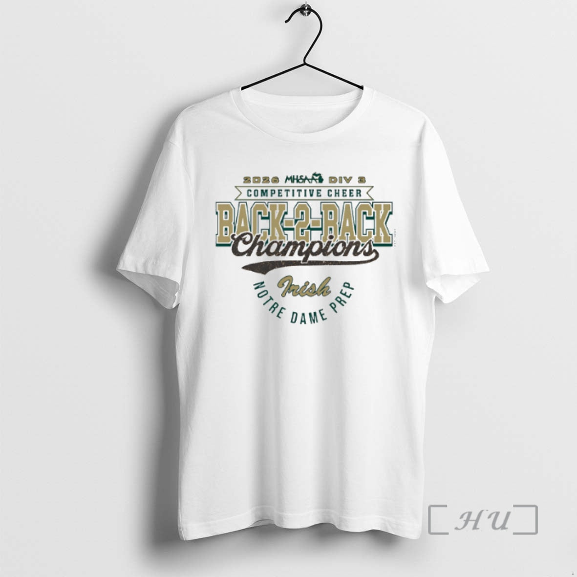 Officials 2026 Mhsaa Cheer D3 Back 2 Back Champions Notre Dame Prep Premium T Shirts
