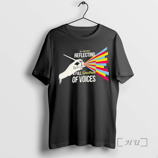 25 Years Wide Angle Reflecting A Full Spectrum Of Voices - clothing by TeeHivey.com