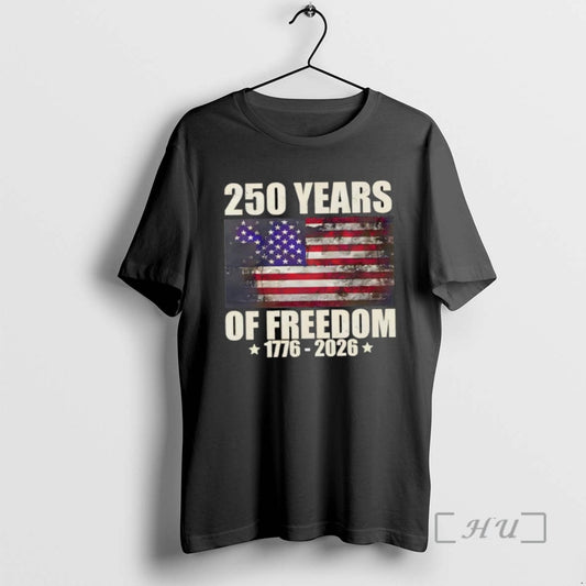 Officials 250 Years Of Freedom 1776 2026 Flag American - clothing by TeeHivey.com