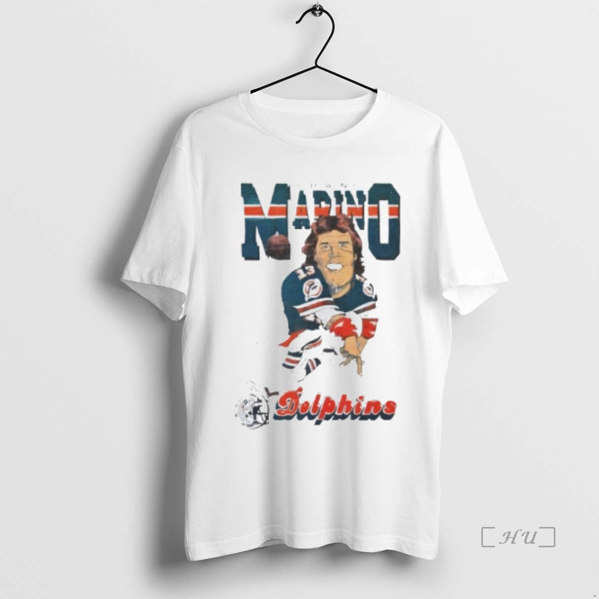 Officials 80s Miami Dolphins Dan Marino Caricature - clothing by TeeHivey.com