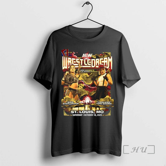 Officials Aew Wrestledream 2025 Matchup Kris Statlander Vs Toni Storm - clothing by TeeHivey.com