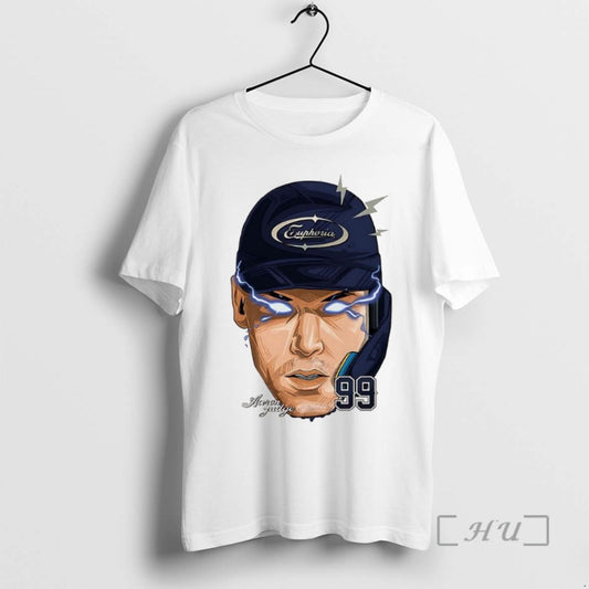 Officials Aaron Judge New York Yankees Football 2025 Number 99 Fat Head Laser Eyes Shirts - clothing by TeeHivey.com