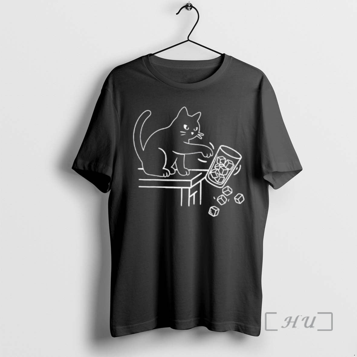 Officials Abolish Ice Funny Black Cat Pushing Ice Cat Meme - clothing by TeeHivey.com