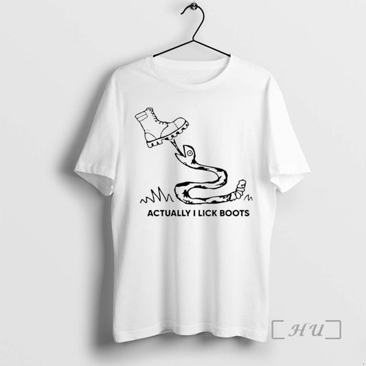 Officials Actually I Lick Boots Snake Circle - clothing by TeeHivey.com