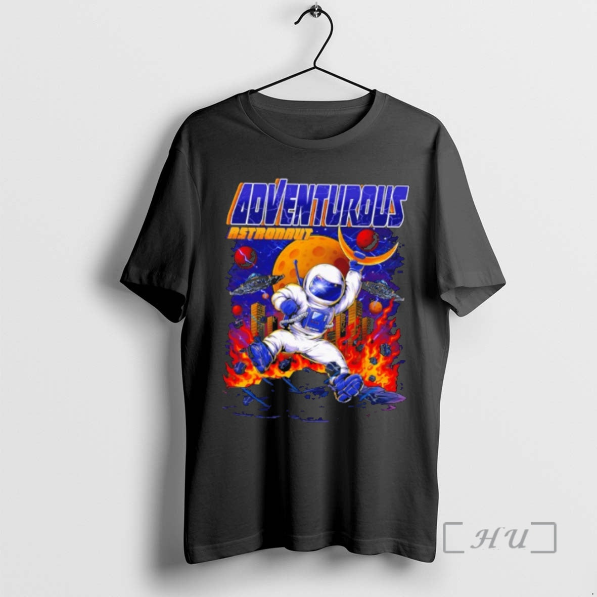 Officials Adventurous Astronaut Character Graphic