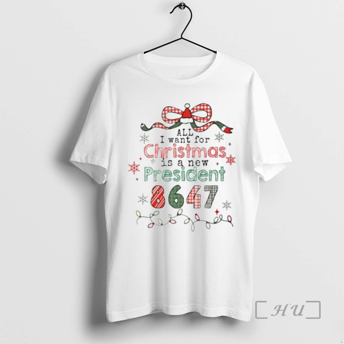 Officials All I Want For Christmas Is A New President 3647 Ornaments Premium T Shirts - clothing by TeeHivey.com