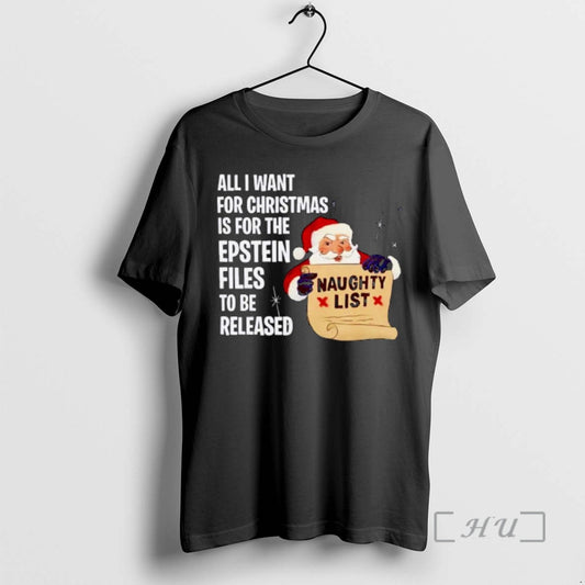 Officials All I Want For Christmas Is For The Epstein Files Ornaments Premium T Shirts - clothing by TeeHivey.com