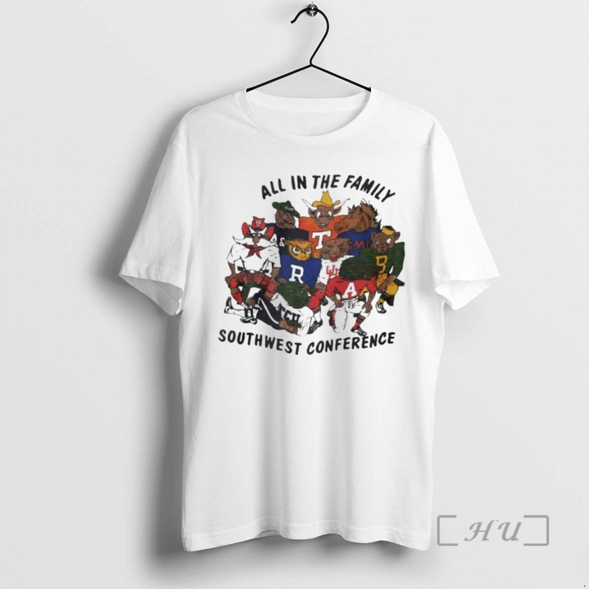 Officials All In The Family Southwest Conference Sec Mascots - clothing by TeeHivey.com