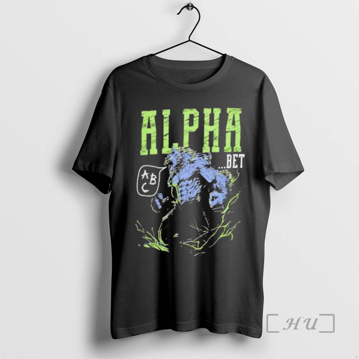 Officials Alpha Bet Wolf Graphic Retro - clothing by TeeHivey.com
