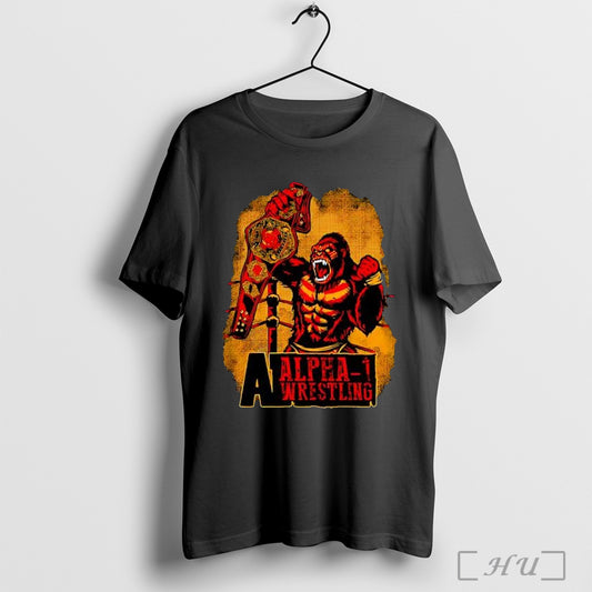 Officials Alpha Wrestling A1 Champ Gorilla T Shirt