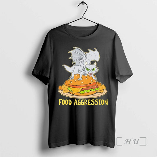 Officials Always Hungry Food Aggression Dragon Burger - clothing by TeeHivey.com