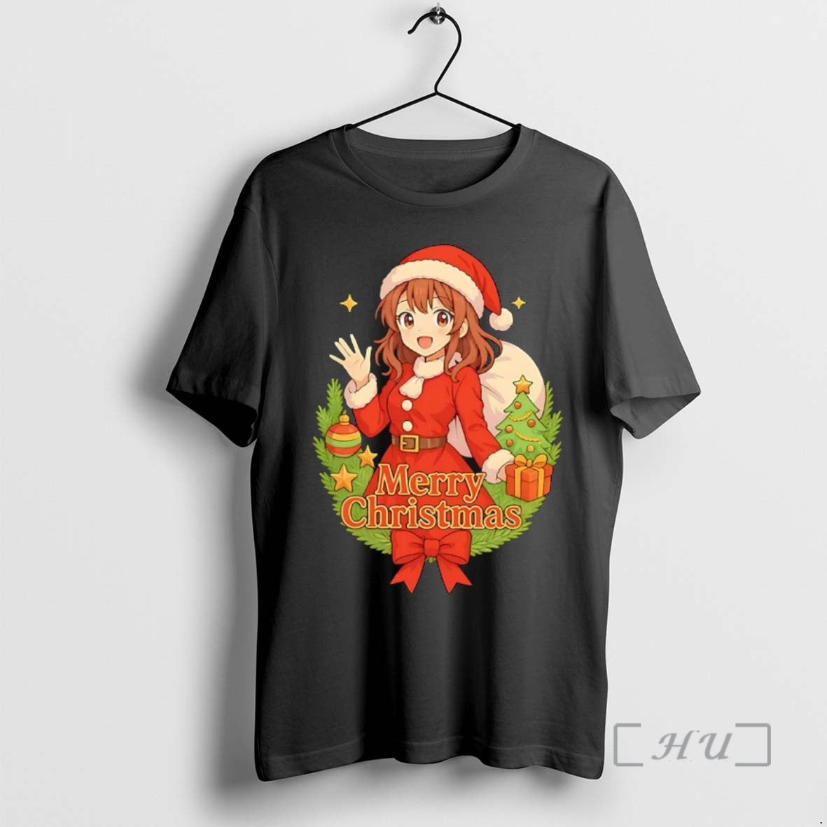 Officials Anime Girl Merry Christmas - clothing by TeeHivey.com