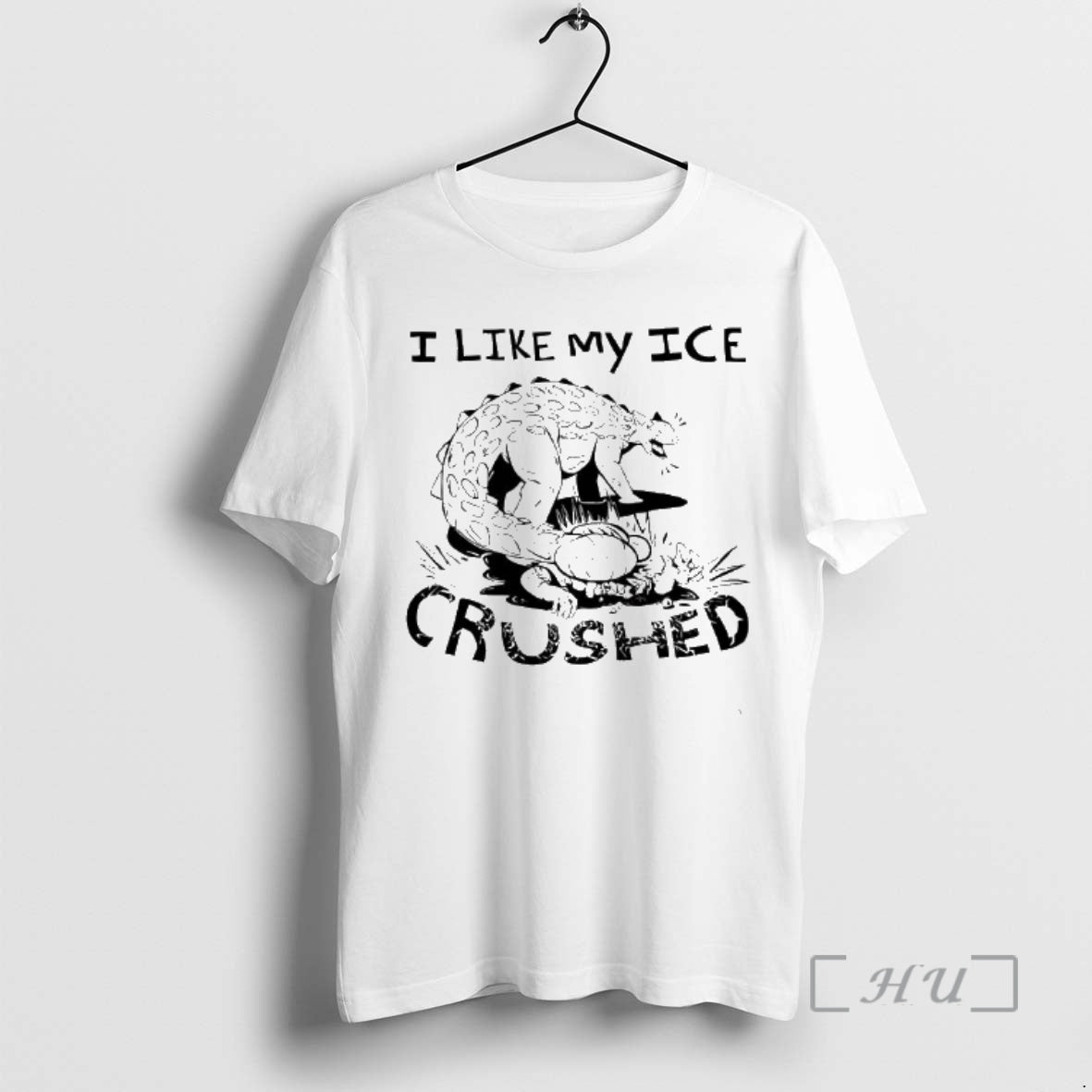 Officials Ankylosaurus I Like My Ice Crushed Tee - clothing by TeeHivey.com
