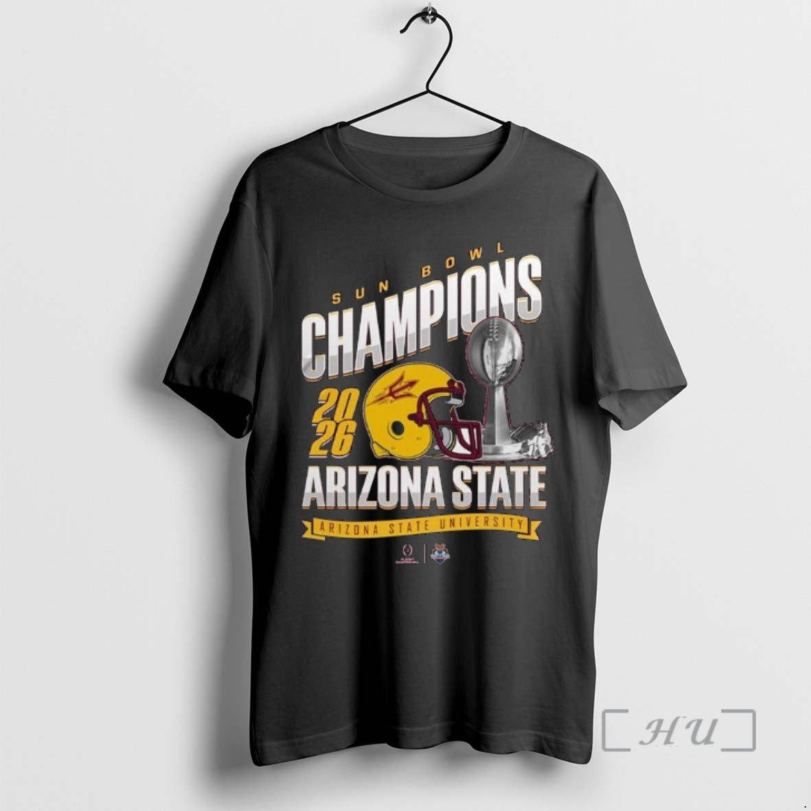 Officials Arizona State Sun Devils Sun Bowl Champions Trophy 2026 - clothing by TeeHivey.com