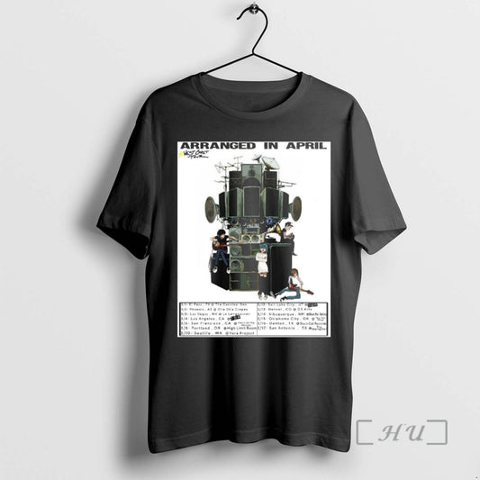 Officials Arranged In April West Coast Tour 2026 March 01 17 Premium T Shirts Sweater - clothing by TeeHivey.com