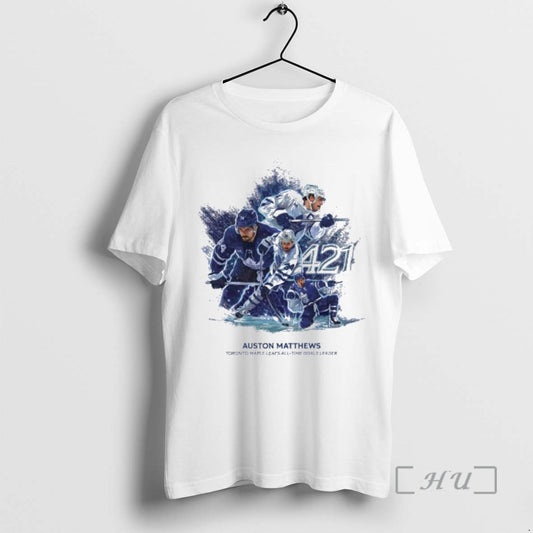 Officials Auston Matthews 421 Career Goal All Time Goals Leader - clothing by TeeHivey.com