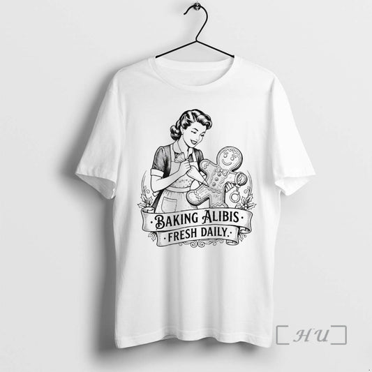 Officials Baking Alibis Gingerbread Fresh Daily Christmas - clothing by TeeHivey.com