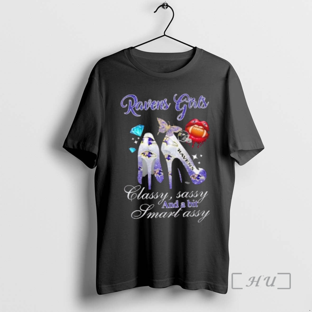 Officials Baltimore Ravens Girls High Heels Classy Sassy And A Bit Smart Assy Premium - clothing by TeeHivey.com