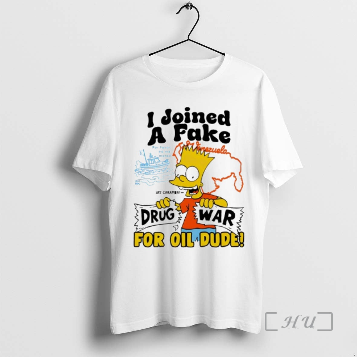 Officials Bart Simpson I Joined A Fake Drug War For Oil Dude Premium T Shirts - clothing by TeeHivey.com
