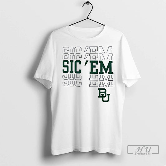 Officials Baylor Bears Ivory Sic Em T Shirt