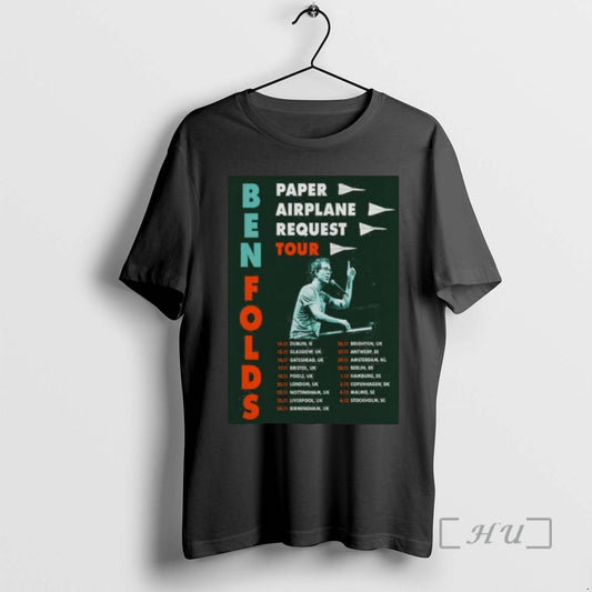 Officials Ben Folds Paper Airplane Request Tour 2025 - clothing by TeeHivey.com