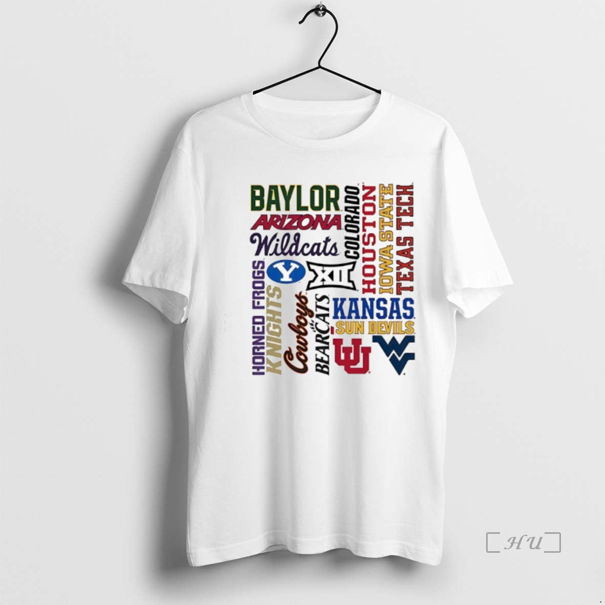 Officials Big 12 Team Wordmarks Logo - clothing by TeeHivey.com
