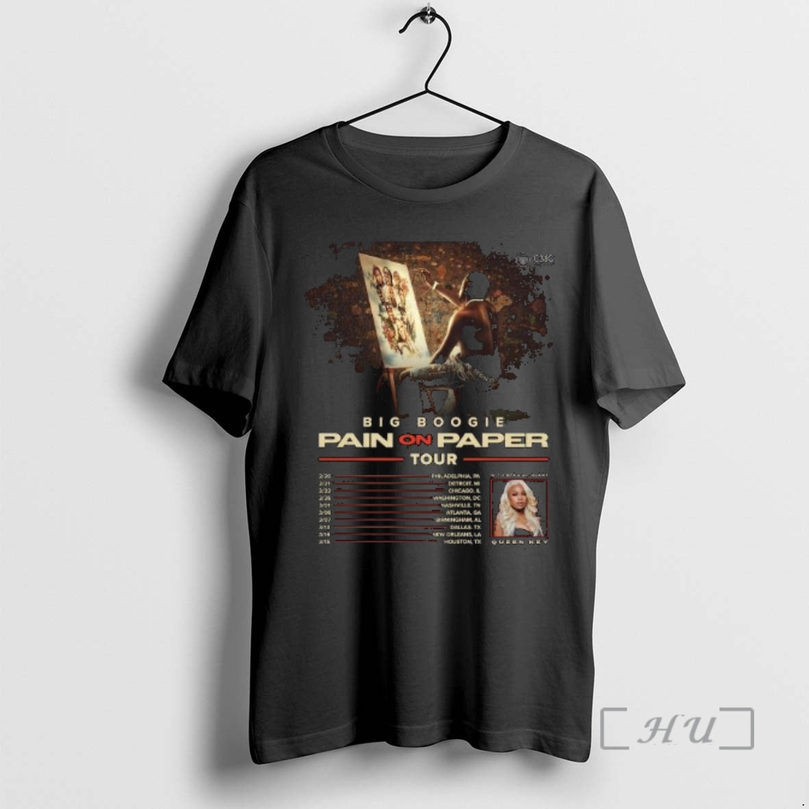 Officials Big Boogie Launching Pain On Paper Tour 2026 - clothing by TeeHivey.com