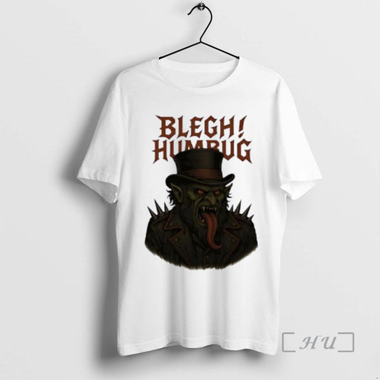 Officials Blegh Humbug Monster With A Long Tongue Heavy Metal Christmas Premium T Shirts Sweater - clothing by TeeHivey.com