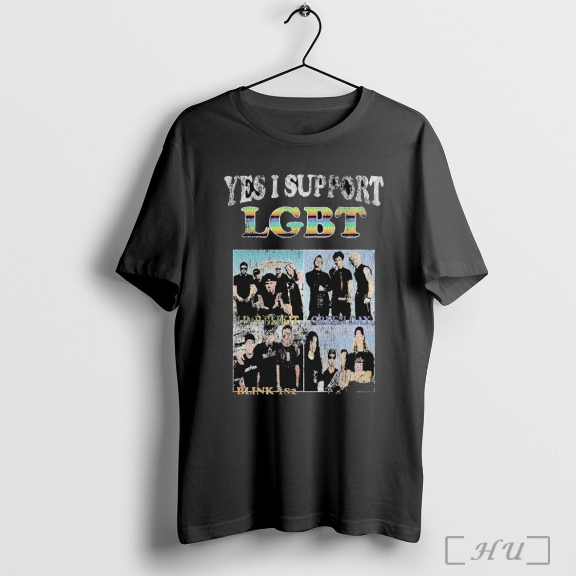 Officials Blink 182 Yes I Support Lgbt T Shirt