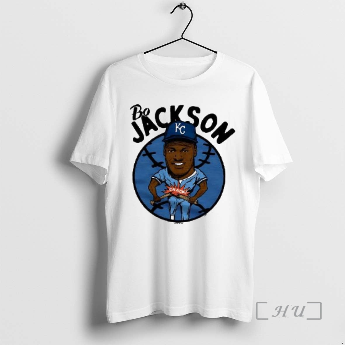 Officials Bo Jackson Kansas City Royal Baseball Caricatures Woman - clothing by TeeHivey.com