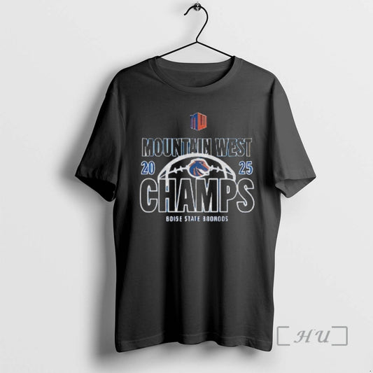 Officials Boise State Broncos 2025 Mountain West Champions Locker Room - clothing by TeeHivey.com