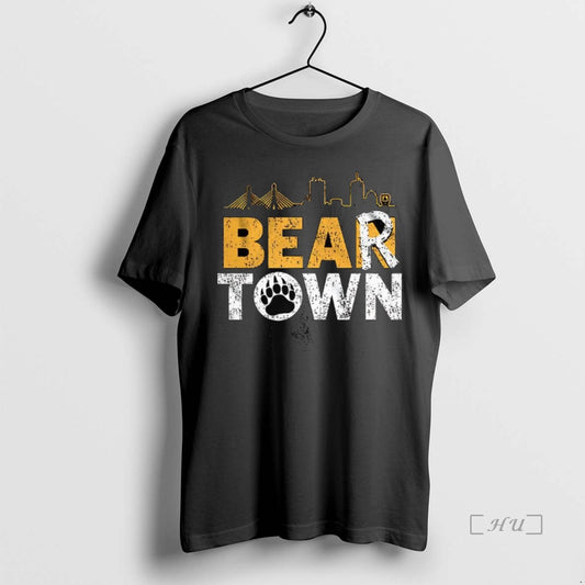 Officials Boston Bear Hockey Town Skyline - clothing by TeeHivey.com