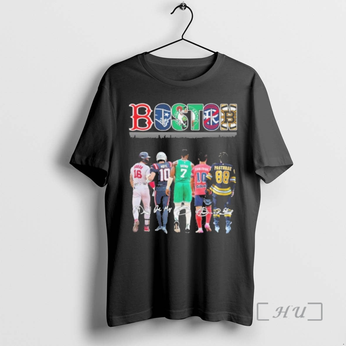 Officials Boston Team Player Signature - clothing by TeeHivey.com