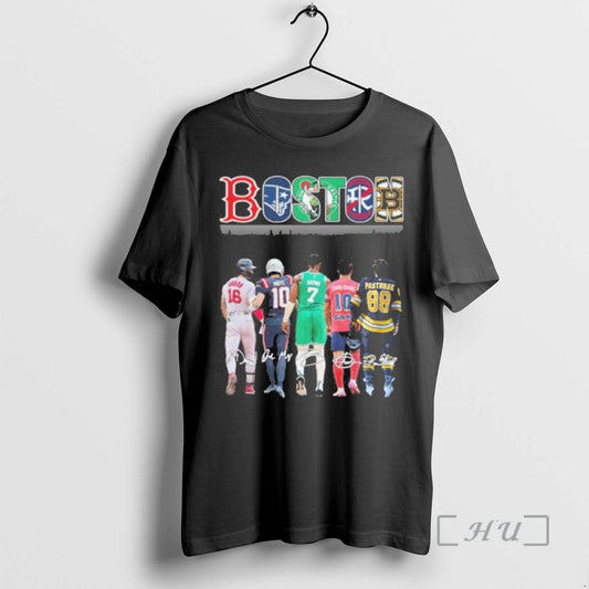 Officials Boston Team Player Signature - clothing by TeeHivey.com