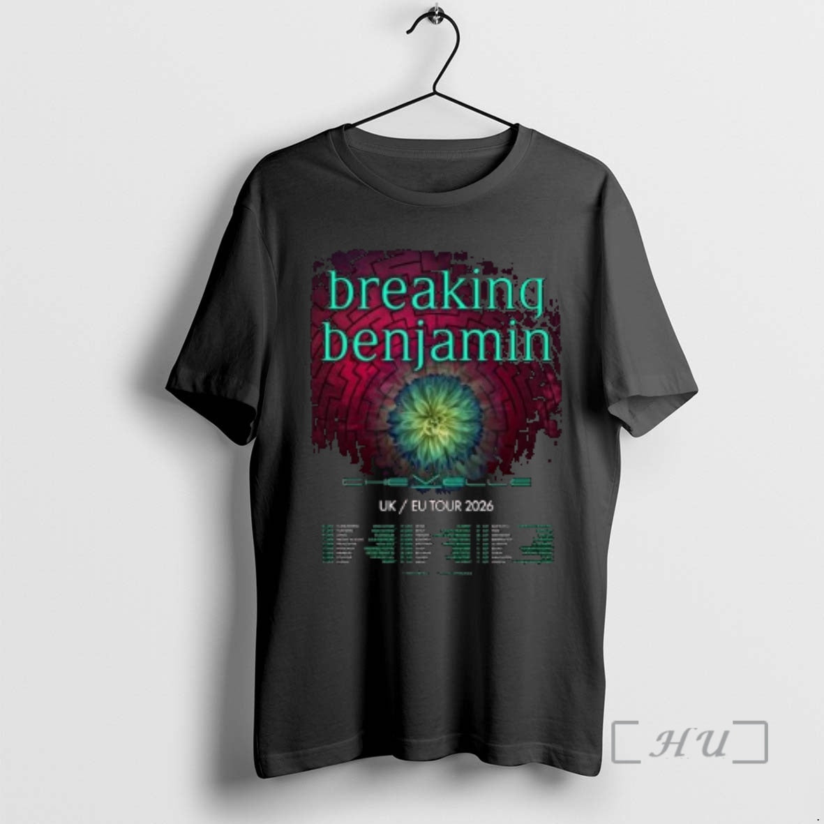 Officials Breaking Benjamin Uk Europe Tour 2026 Circle Black - clothing by TeeHivey.com