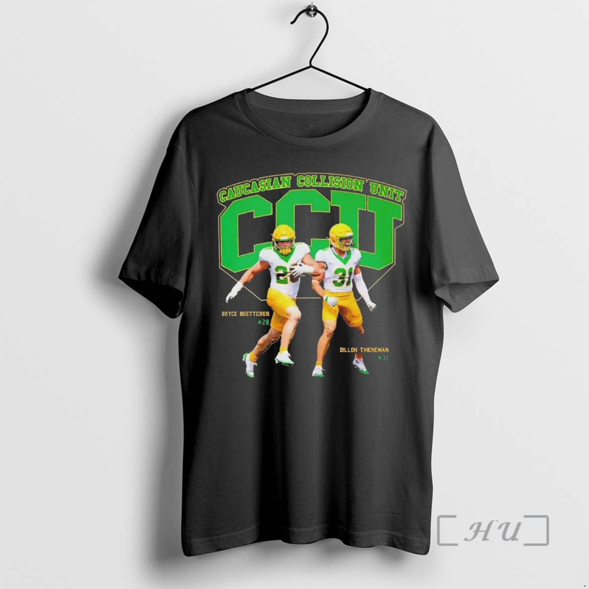 Officials Bryce Boettcher And Dillon Thienman Caucasian Collision Unit Christmas Chriast Premium T Shirts Sweater