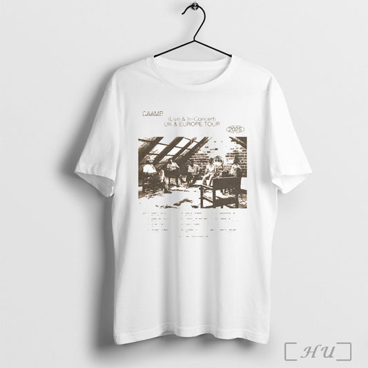 Officials Caamp Uk Europe Tour 2025 Dates Oct 13 Madrid Spain T Shirt