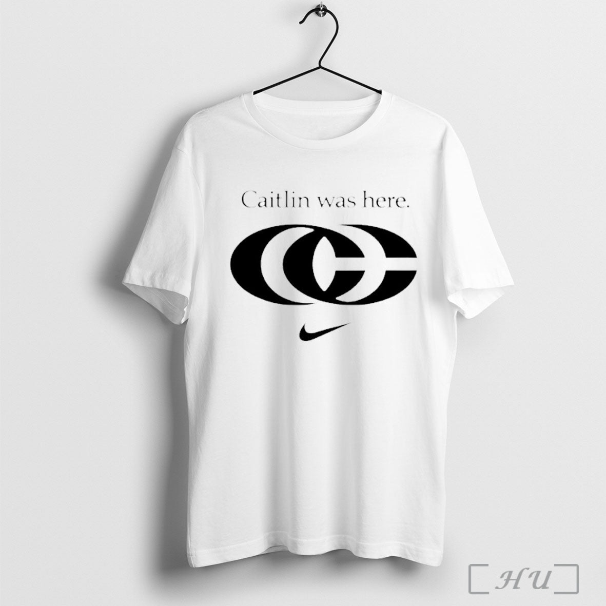 Officials Caitlin Was Here Caitlin Clark Cc Logo T Shirt