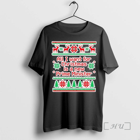 Officials Canada All I Want For Christmas Is A New Prime Minister Premium T Shirts - clothing by TeeHivey.com