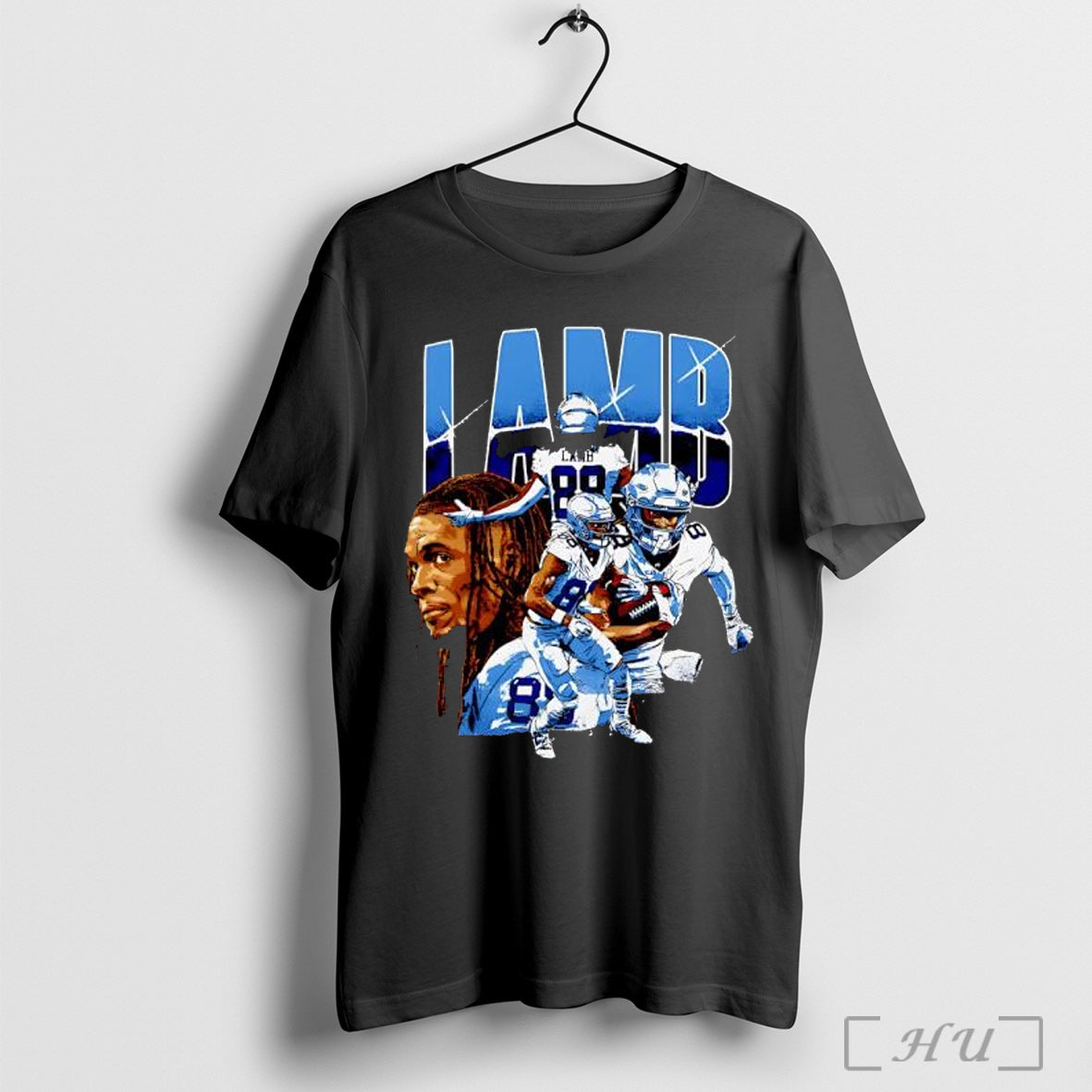 Officials Ceedee Lamb Dallas Collage Vintage T Shirt