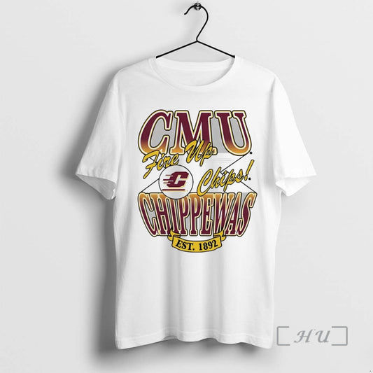 Officials Central Michigan Chippewas Fire Up Chips Est 1892 - clothing by TeeHivey.com