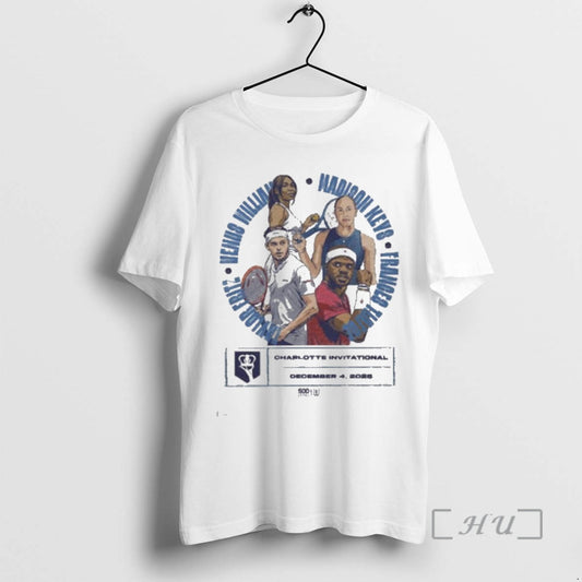 Officials Charlotte Invitational Taylor Fritz Venus William Madison Keys Frances Tiafoe 2025 Premium T Shirts