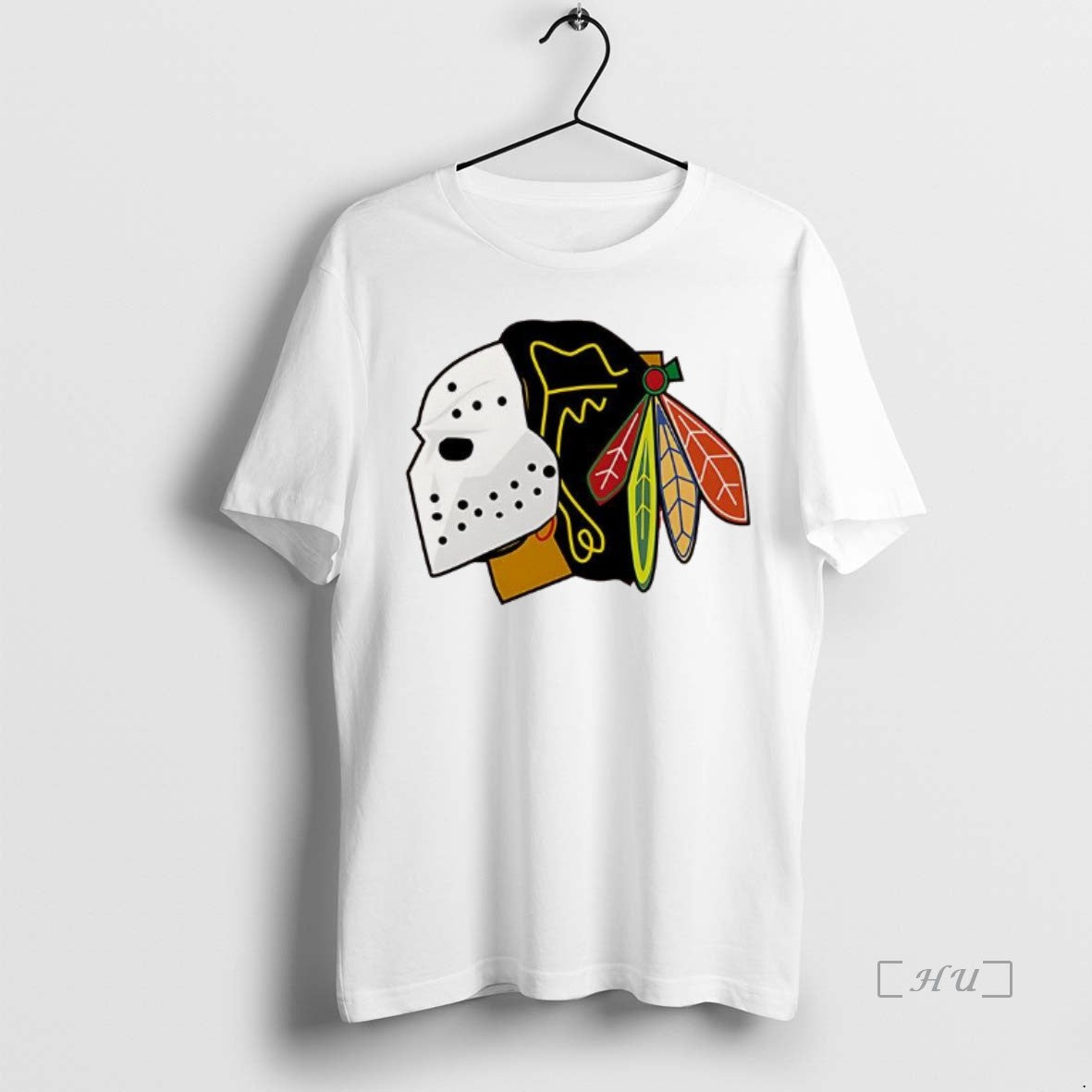 Officials Chicago Blackhawks Hockey Mask Color - clothing by TeeHivey.com